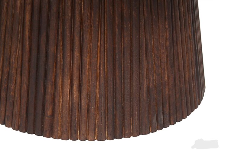 Table basse ronde en bois de manguier "Miguel" - Image 4