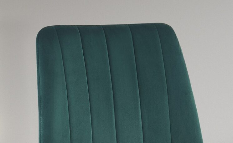 Chaise en velours "Willis" - Image 5