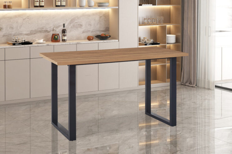 Table de bar décor bois "Alexander"