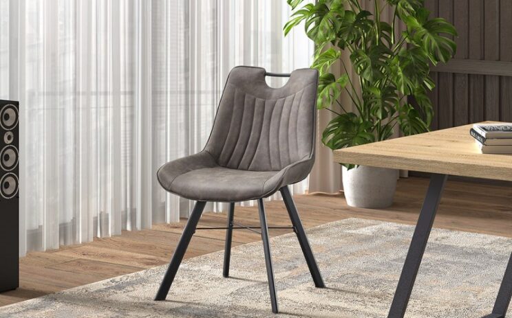 Chaise en micro fibre "Pablo"