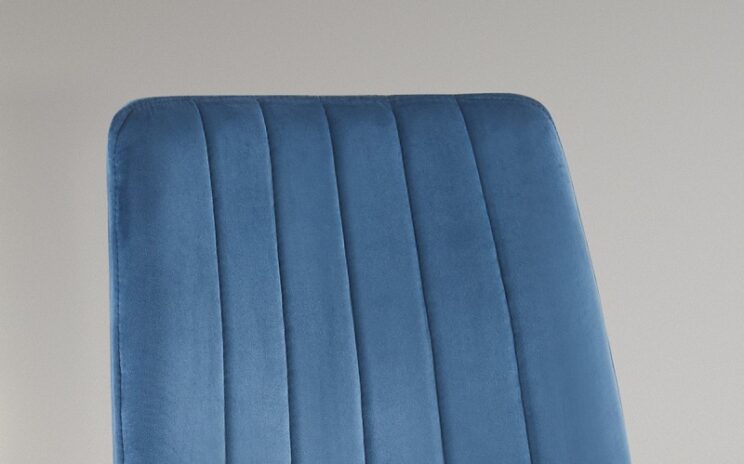 Chaise en velours "Willis" - Image 6