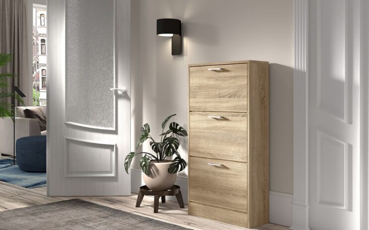 Armoire à chaussures 3 tiroirs "Carini"