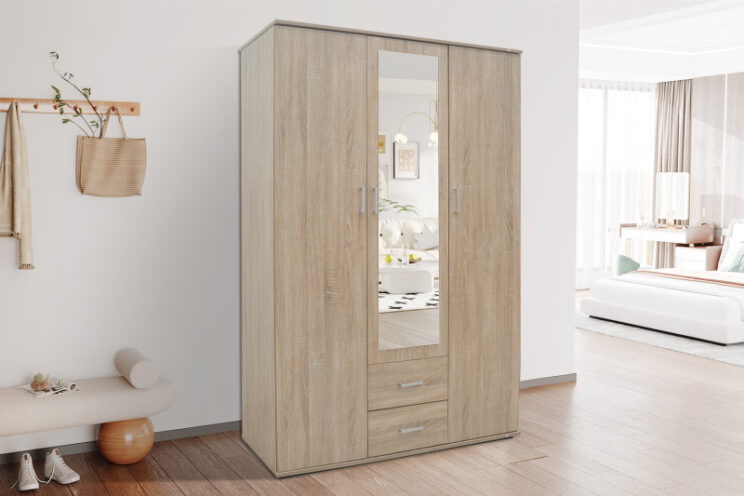 Garde-robe avec miroir "Marc"