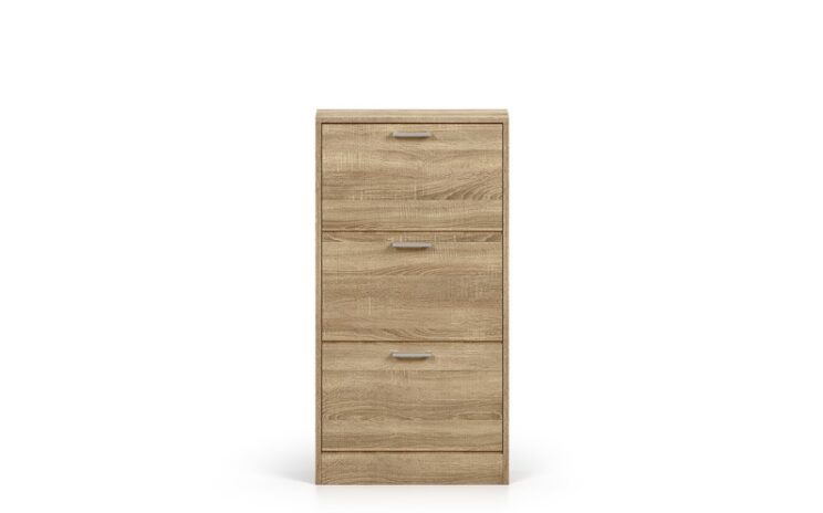 Armoire à chaussures 3 tiroirs "Carini" - Image 3