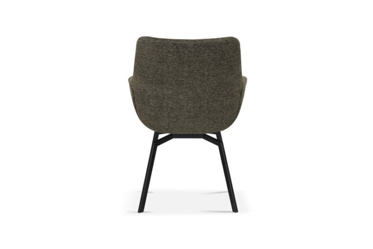 Chaise pivotante en tissu bouclé"Modest" - Image 5