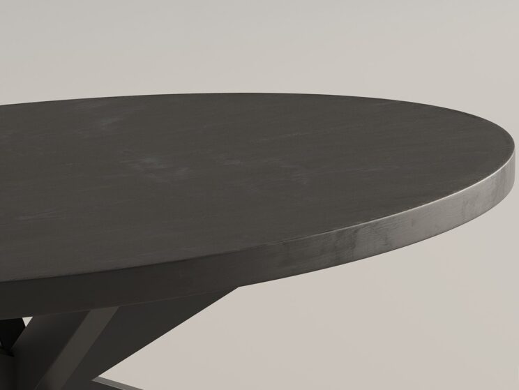 Table basse ovale en manguier "Mangolia" - Image 3