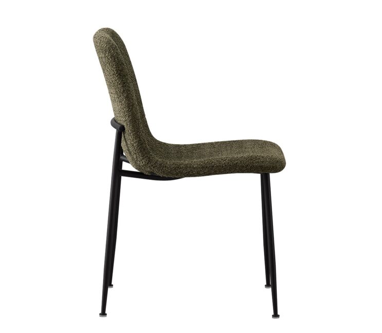 Chaise en tissu bouclé "Alice" - Image 4
