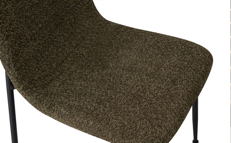 Chaise en tissu bouclé "Alice" - Image 6