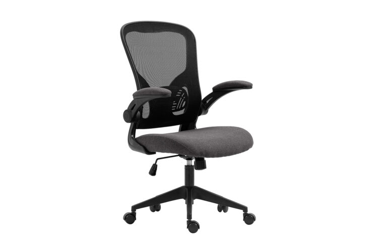 Chaise de bureau noir/gris "Marcos" - Image 4