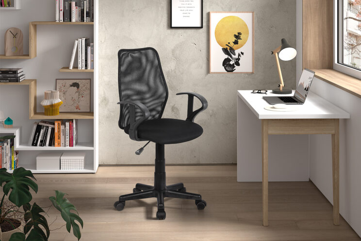 Chaise de bureau noir "Job"