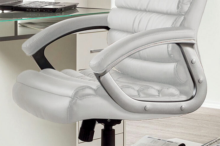 Chaise de bureau en PU "Kennedy" - Image 3