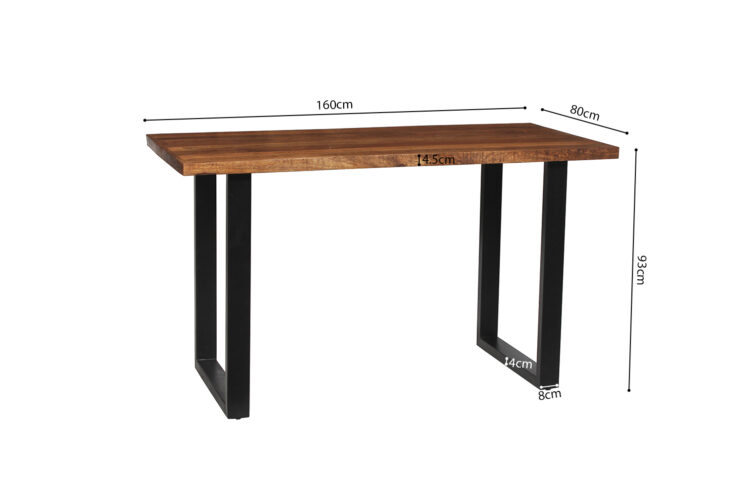 Table haute en manguier "Nicola" - Image 6