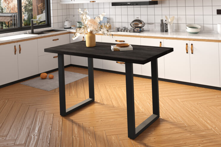 Table haute en manguier "Nicola"