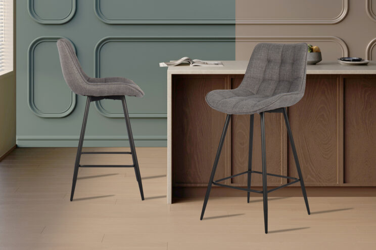 Tabouret en tissu "Ariba" - Image 2