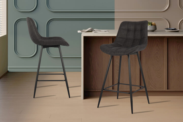 Tabouret en tissu "Ariba" - Image 2
