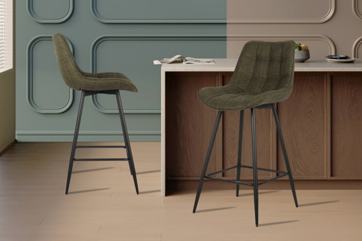 Tabouret en tissu "Ariba" - Image 2