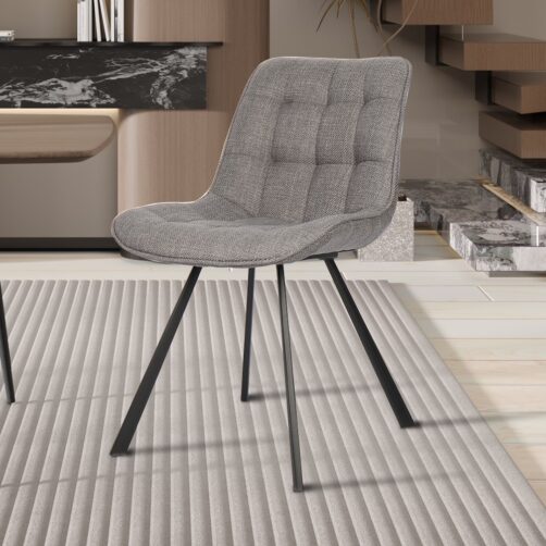 Chaise en tissu "Ariba"