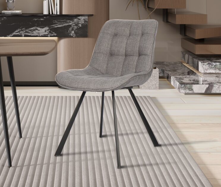 Chaise en tissu "Ariba"
