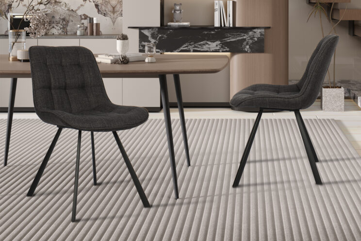 Chaise en tissu "Ariba" - Image 2