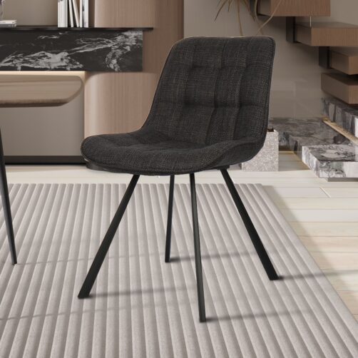 Chaise en tissu "Ariba"