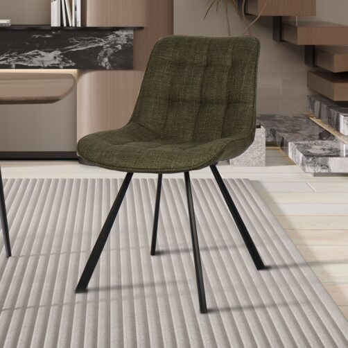 Chaise en tissu "Ariba"