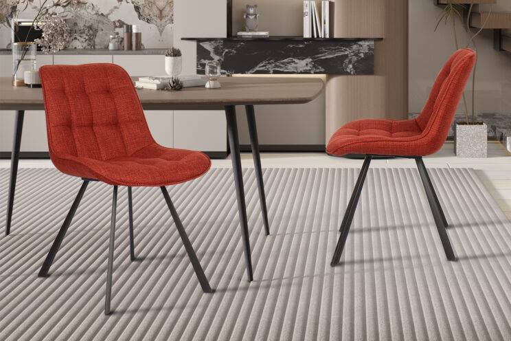 Chaise en tissu "Ariba" - Image 2