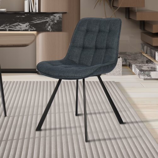 Chaise en tissu "Ariba"