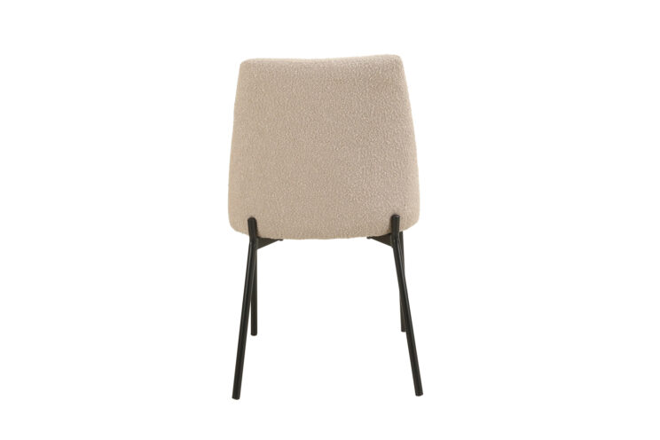 Chaise en tissu bouclé "Ella" - Image 6