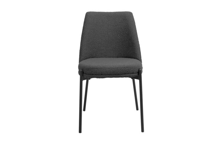Chaise en tissu bouclé "Ella" - Image 3