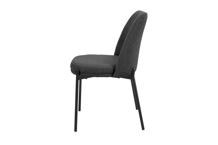 Chaise en tissu bouclé "Ella" - Image 5