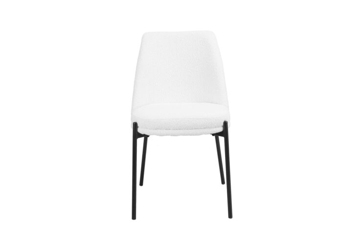 Chaise en tissu bouclé "Ella" - Image 3