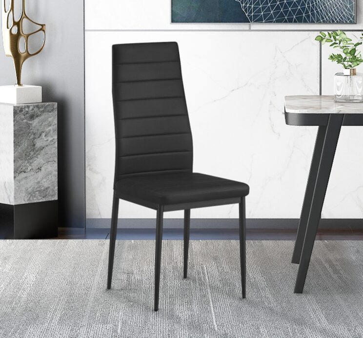 Set de 4 chaises en PU "Cato/Kenzo"