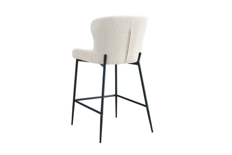 Tabouret en tissu bouclé "Lisa" - Image 7