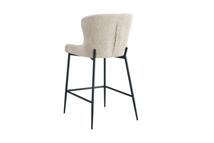 Tabouret en tissu bouclé "Lisa" - Image 7
