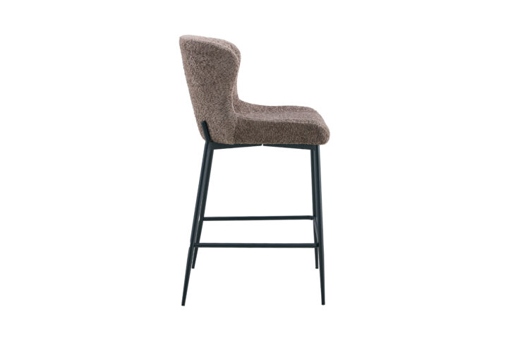 Tabouret en tissu bouclé "Lisa" - Image 5