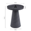 Table basse ronde "Manus" - Image 6