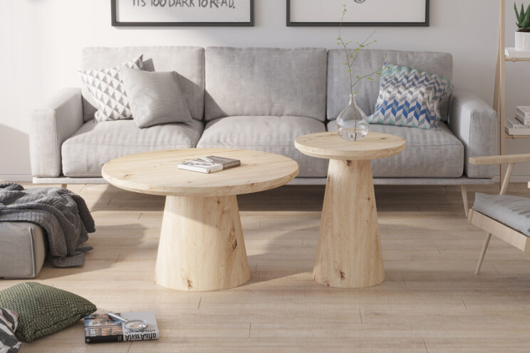 Table basse ronde "Lukas" - Image 2