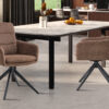 Chaise en tissu pivotante "Lisold" - Image 2