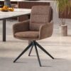 Chaise en tissu pivotante "Lisold"
