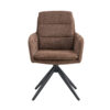 Chaise en tissu pivotante "Lisold" - Image 4