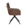 Chaise en tissu pivotante "Lisold" - Image 5