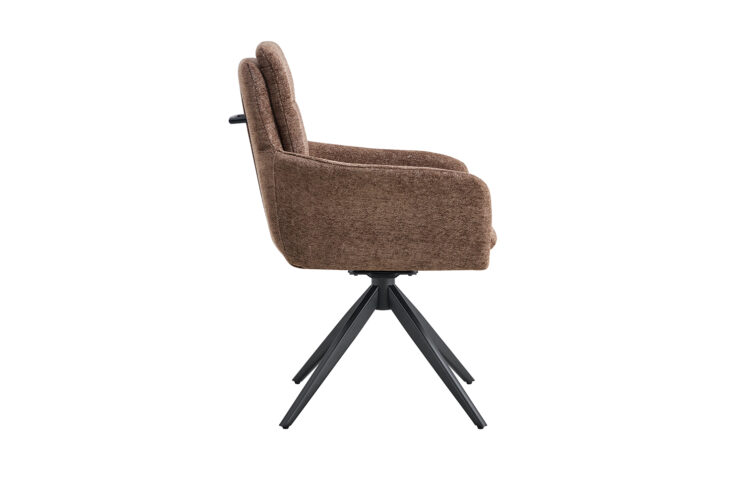 Chaise en tissu pivotante "Lisold" - Image 5