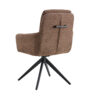 Chaise en tissu pivotante "Lisold" - Image 6