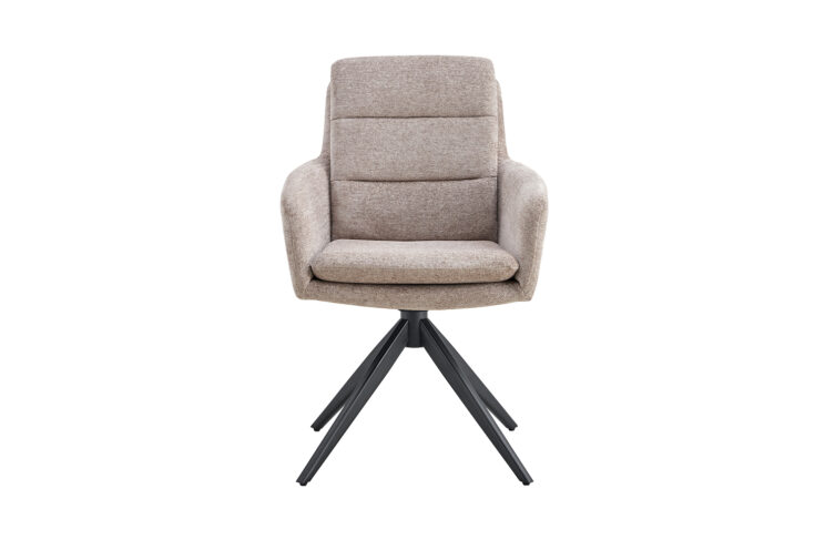 Chaise en tissu pivotante "Lisold" - Image 3