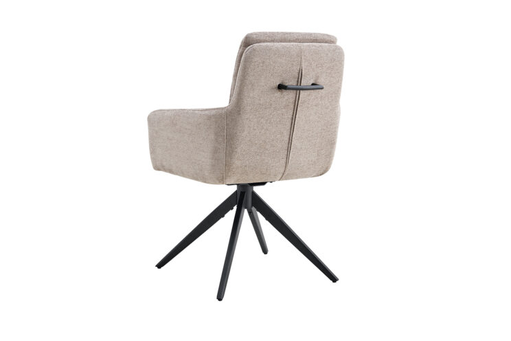 Chaise en tissu pivotante "Lisold" - Image 5