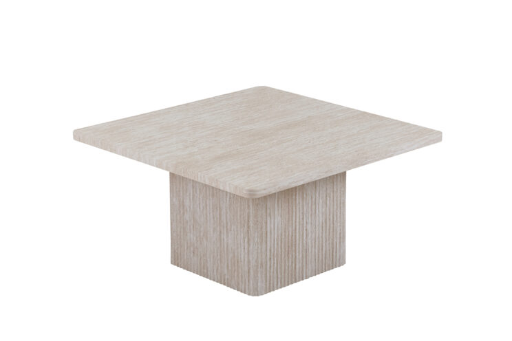 Set de 2 tables basses "Bobby" décor travertin - Image 6
