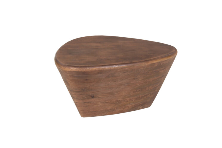 Table basse "Matteo" en bois de manguier brun clair - Image 4