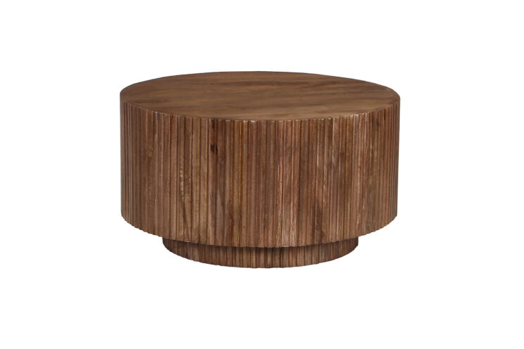 Table basse "Victor" en bois de manguier brun clair - Image 4