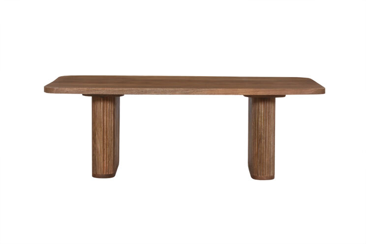Table basse "Jean" en bois de manguier brun clair - Image 3