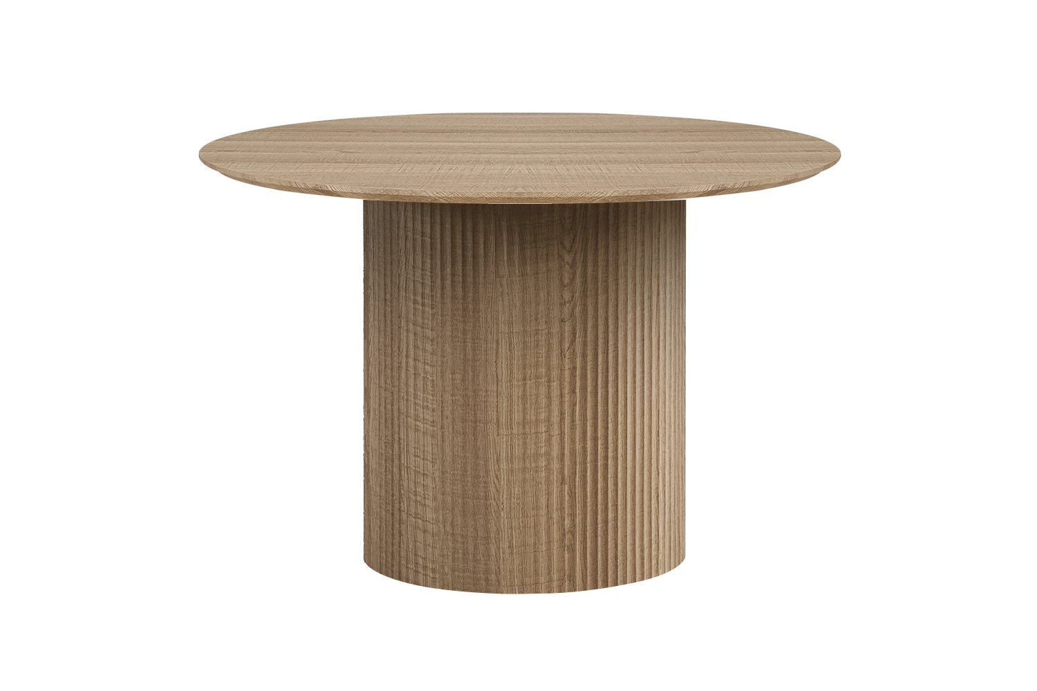 Table 'Lagos' 120 cm Ronde Décor Chêne Naturel - Image 3
